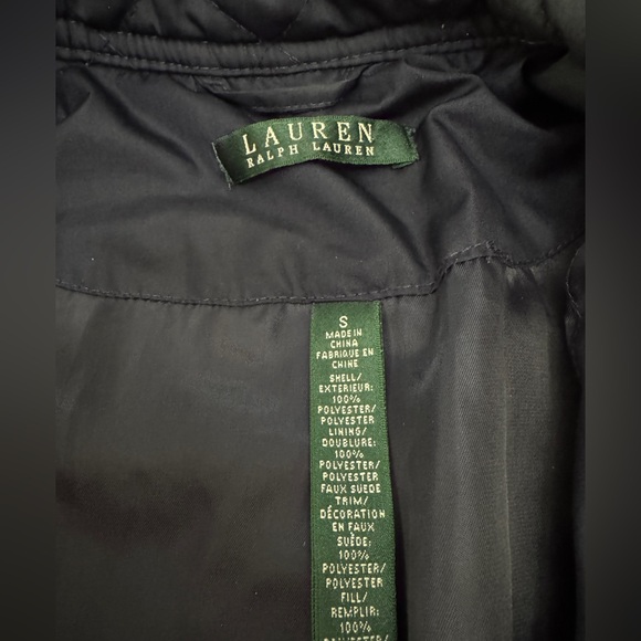 LAUREN RALPH LAUREN Quilted Jacket Navy Size Small - Picture 2 of 8